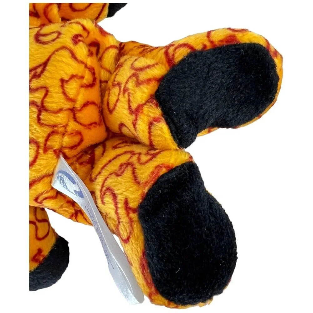 1999 Grateful Dead FIRE Beanie Bear Plush By Liquid‎ Blue 7” Stuffed Animal Toy